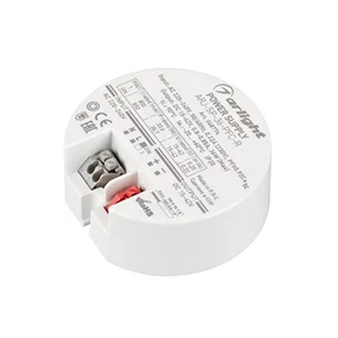 Блок питания ARJ-SP-36-PFC-R (36W, 15-42V, 0.8-0.85A) (Arlight, IP20 Пластик, 5 лет)