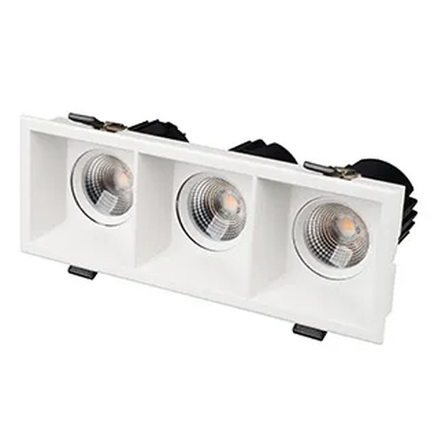 Светильник MS-FLOW-BUILT-S230x85-3x6W Warm3000 (WH, 38 deg, 230V) (Arlight, IP20 Металл, 5 лет)