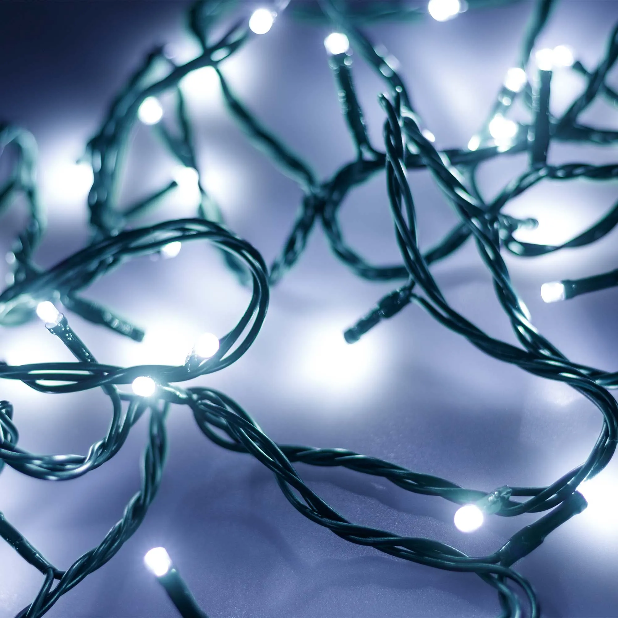 Светодиодная гирлянда ARD-STRING-HOME-5000-GREEN-50LED-FLASH WHITE (230V, 3.5W) (Ardecoled, IP20) - изображение товара