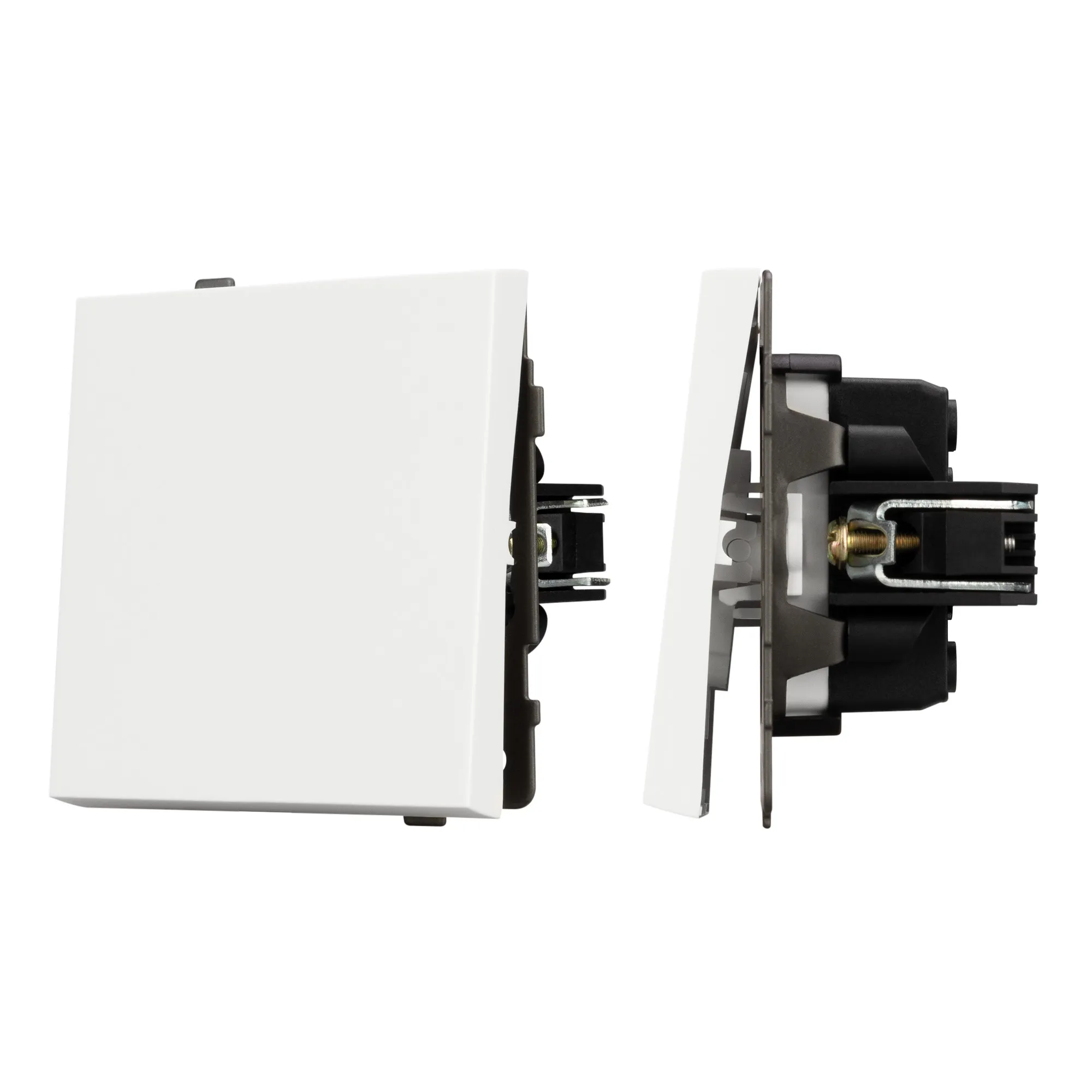 Механизм выключателя одноклавишный перекрёстный SWT-TENDO-MKX1-SFPL-WH (230V, 10A) (Arlight, -) - изображение товара