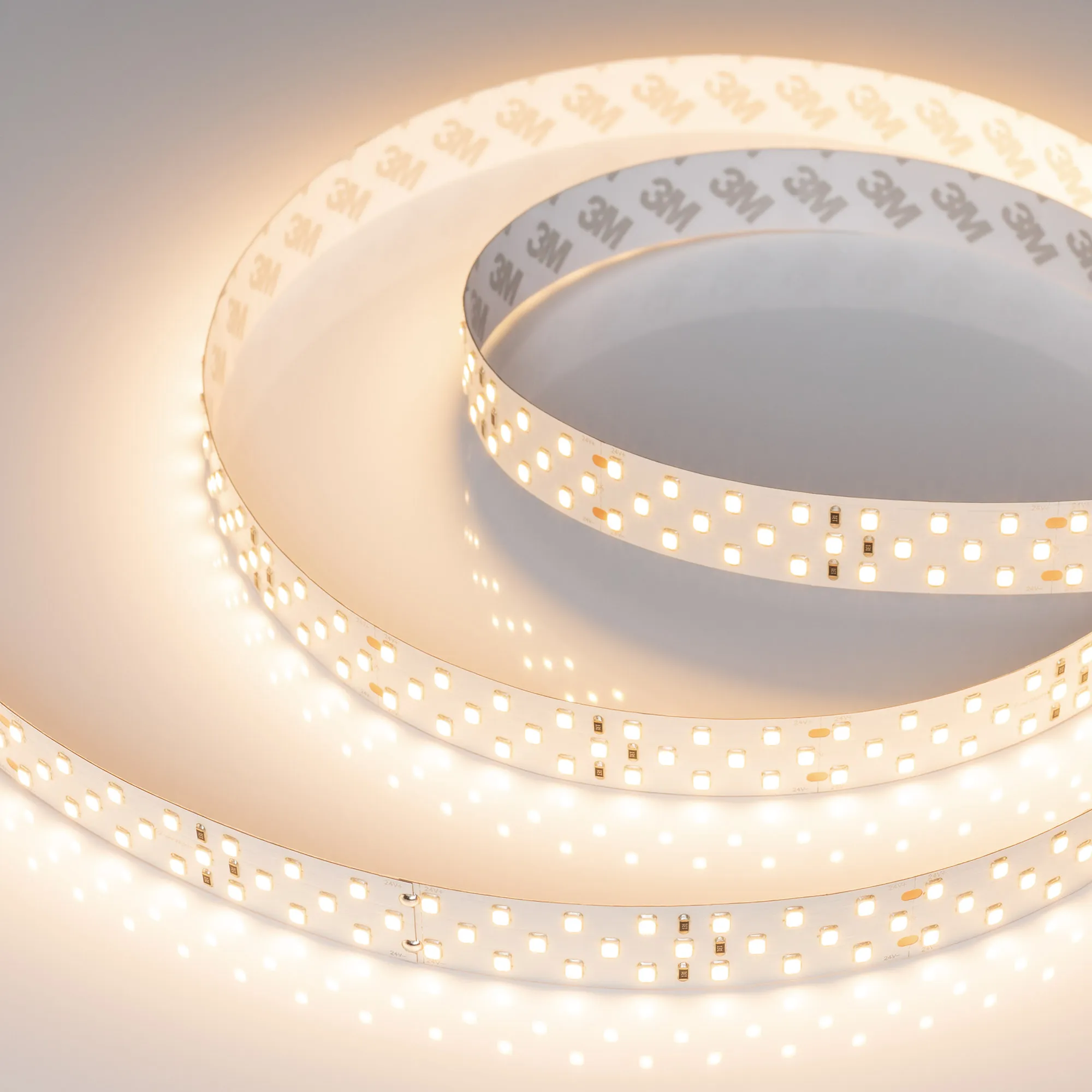 Лента светодиодная RT-A252-19mm 24V Warm3000 (27 W/m, IP20, 2835, 5m) (Arlight, Открытый) - изображение товара
