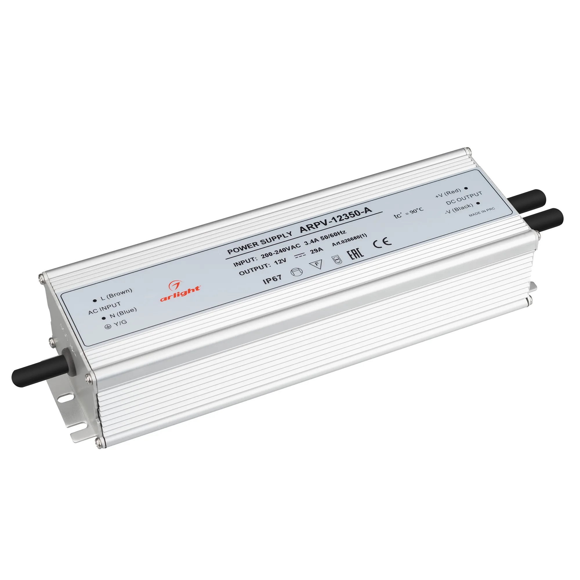 Блок питания ARPV-12350-A (12V, 29.0A, 350W) (Arlight, IP67 Металл, 3 года) - изображение товара
