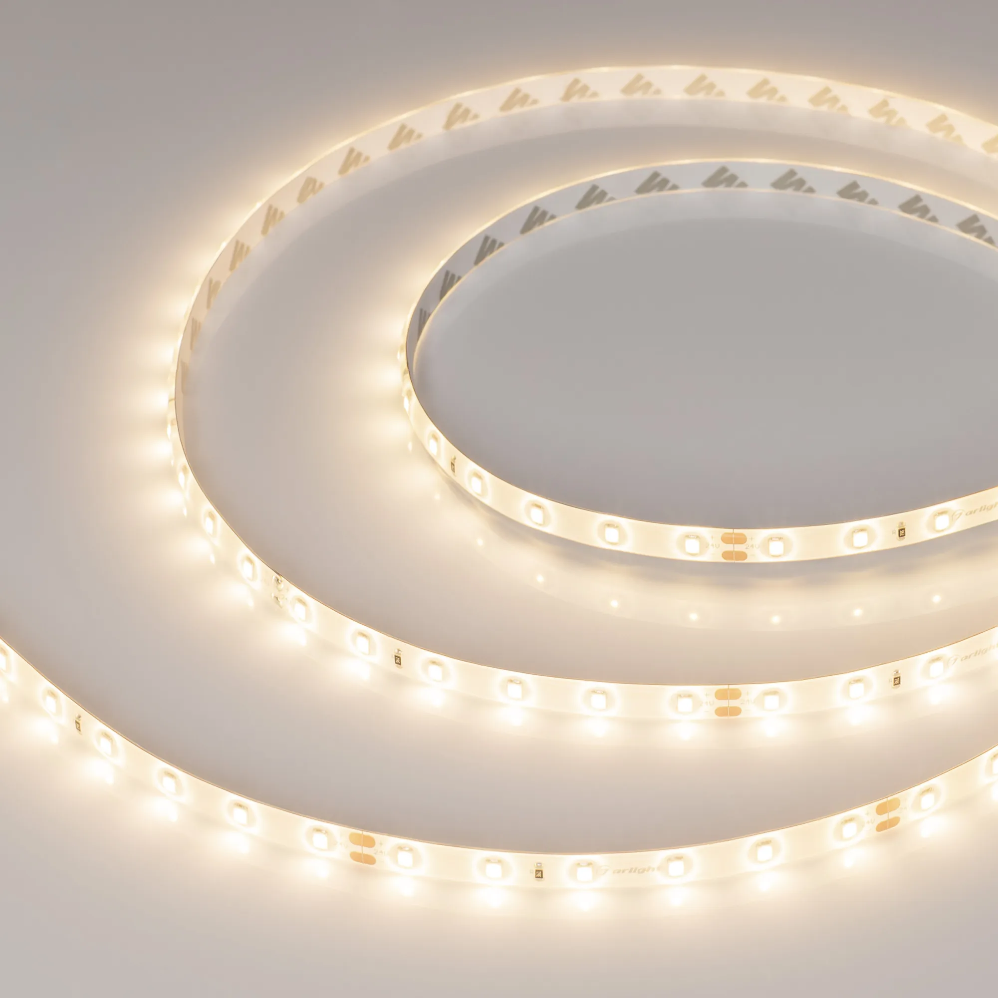 Лента светодиодная герметичная RTW-SE-A60-8mm 24V Warm3000 (4.8 W/m, IP65, 2835, 5m) (Arlight, -) - изображение товара