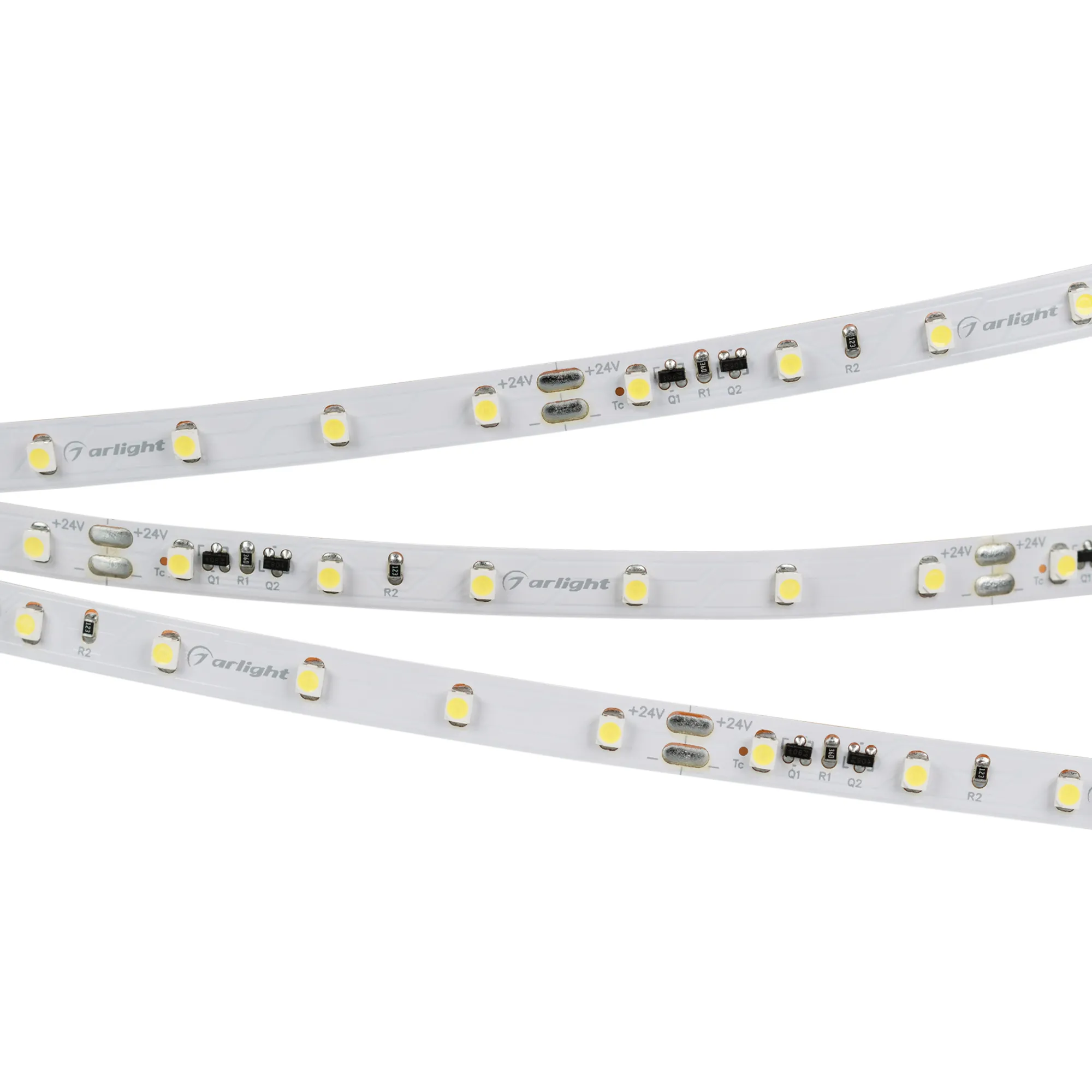 Лента светодиодная RT-10000 24V White5500 (3528, 60 LED/m, 10m) (Arlight, 4.8 Вт/м, IP20)