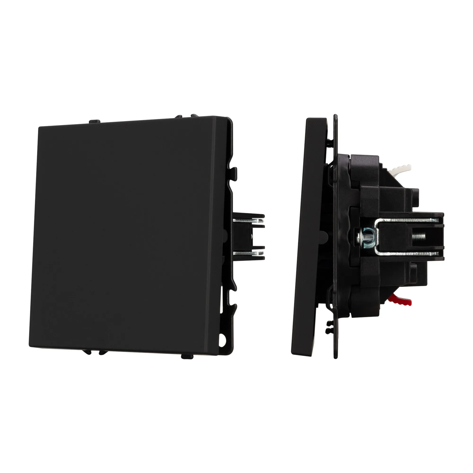 Механизм выключателя одноклавишный проходной SWT-NOBE-MKP1-SFPL-BK (230V, 10A) (Arlight, -) - изображение товара