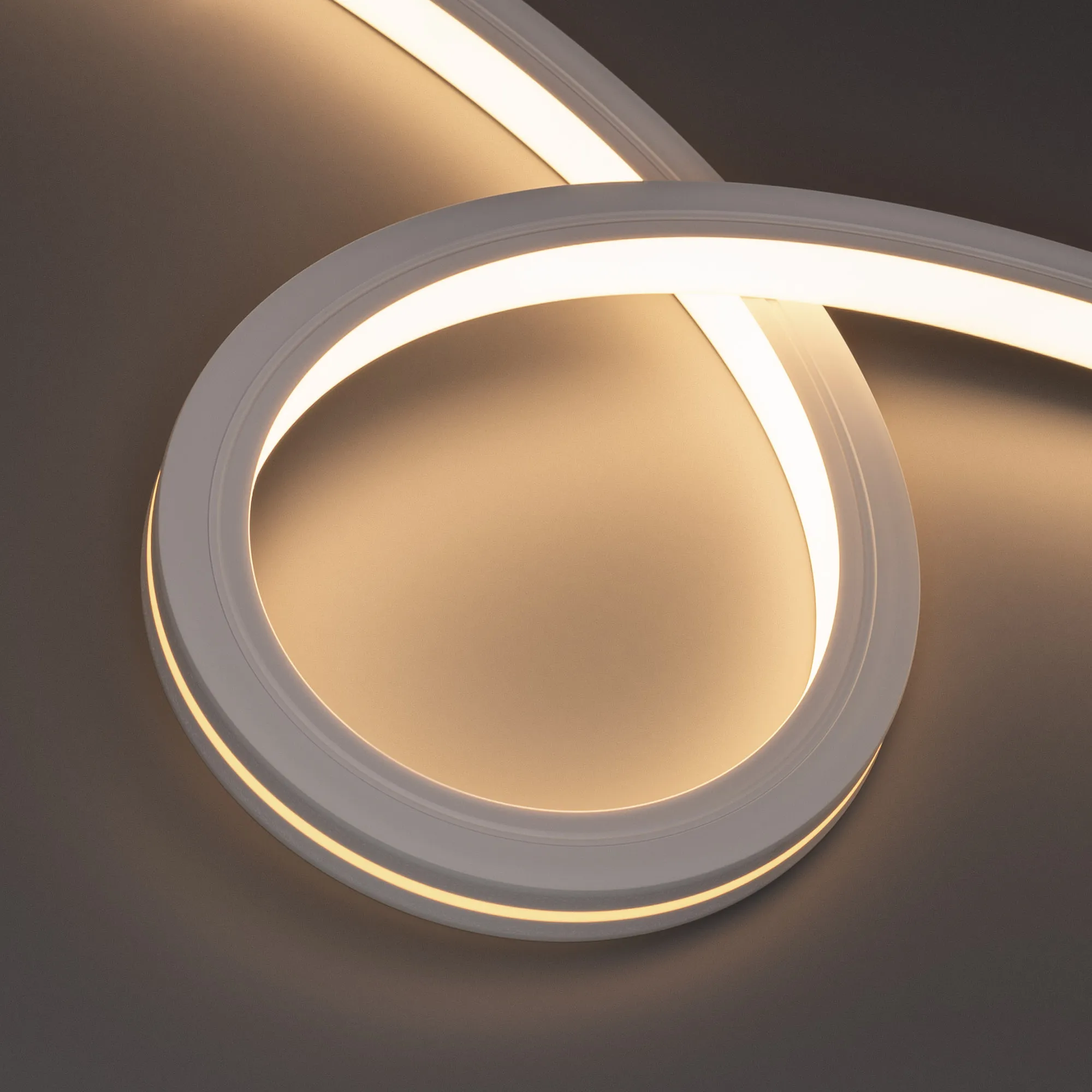 Лента светодиодная герметичная MOONLIGHT-TOP-X280-20x20mm 24V Warm3000 (10 W/m, IP67, 15m, wire x1) (Arlight, Вывод боковой, 5 лет)