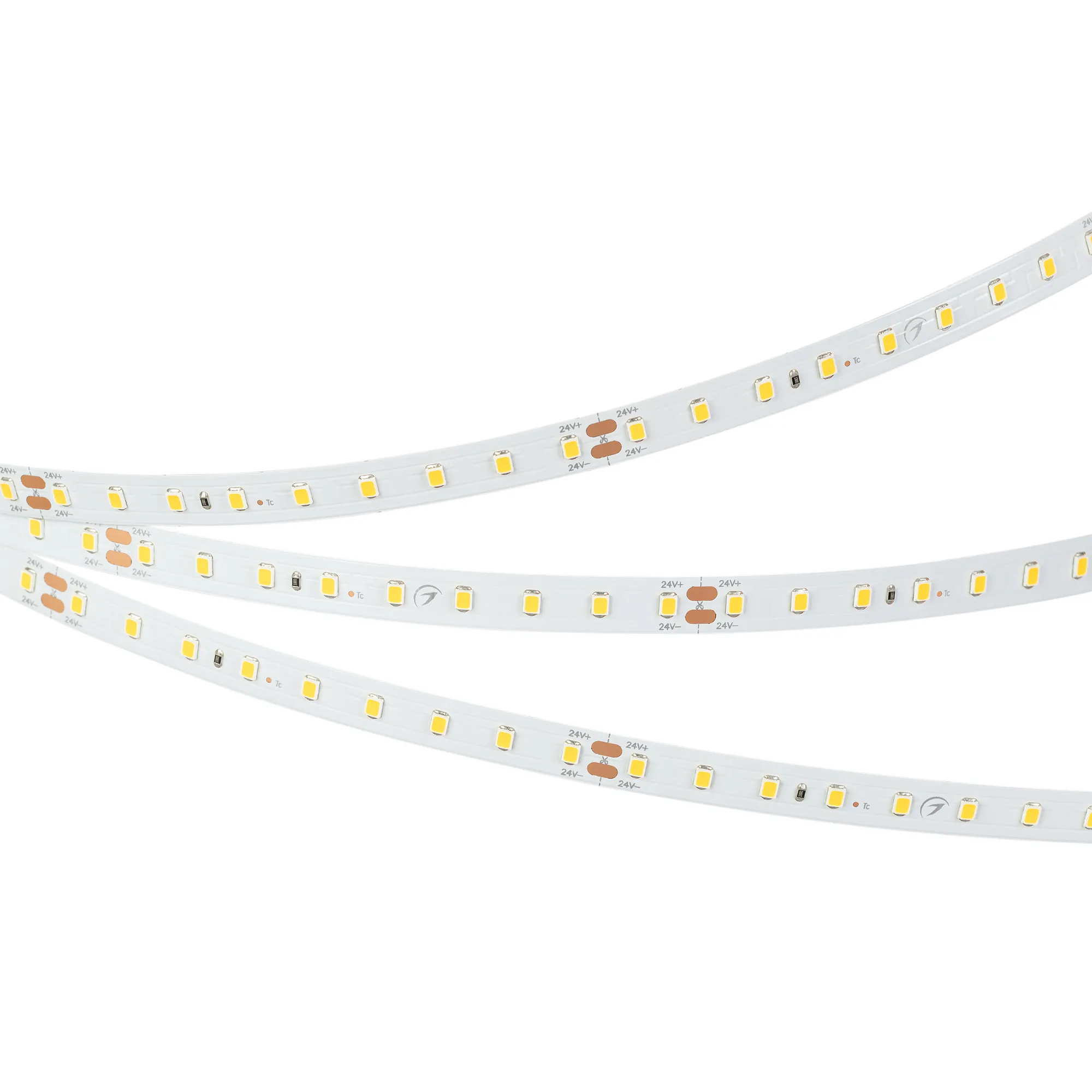 Лента светодиодная RT-A90-10mm 24V Warm2700 (4.8 W/m, IP20, 2835, 5m) (Arlight, высок.эфф.200 лм/Вт)