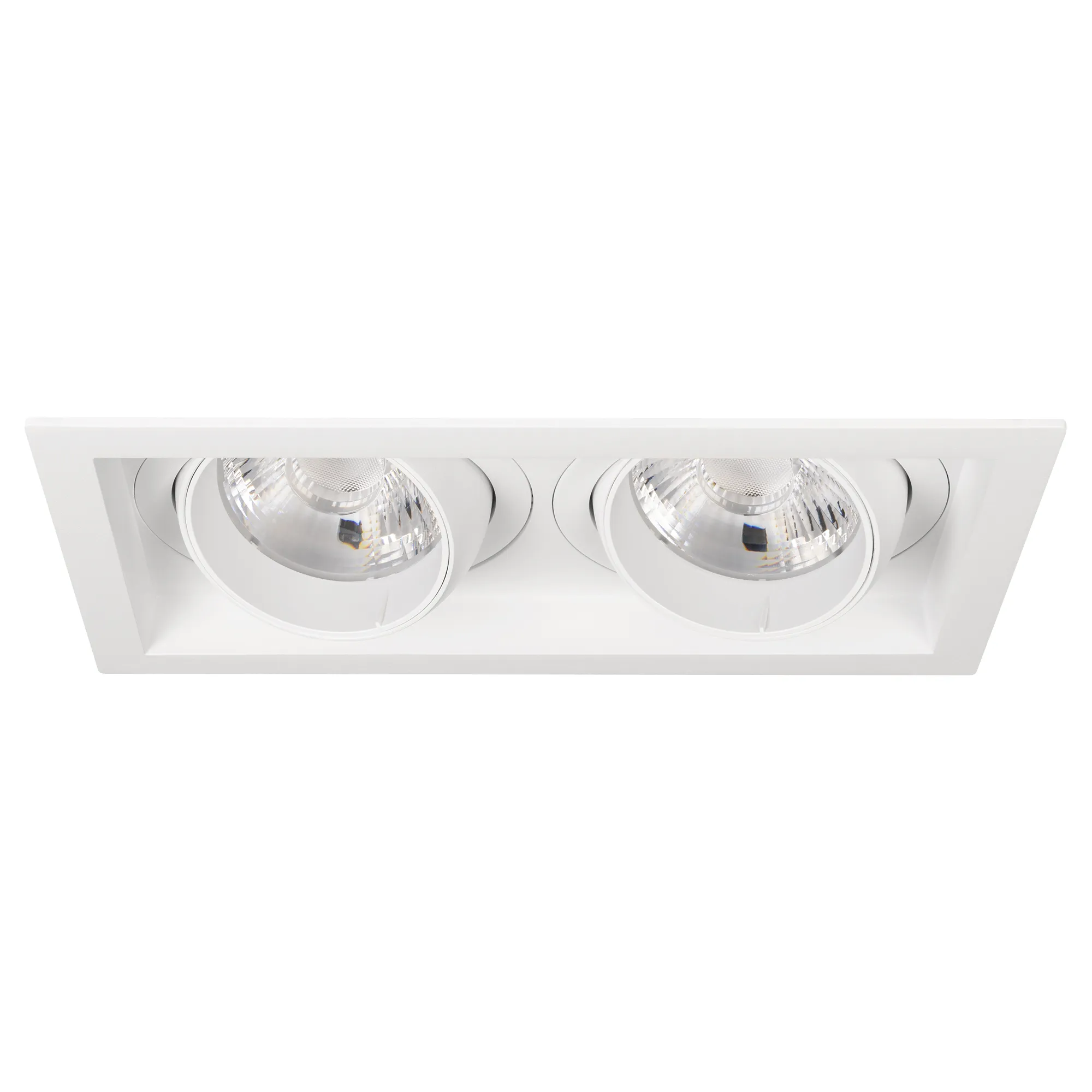 Светильник MS-VORTEX-BUILT-S250x140-2x30W Warm3000 (WH-WH, 17 deg, 230V) (Arlight, IP20 Металл, 5 лет)